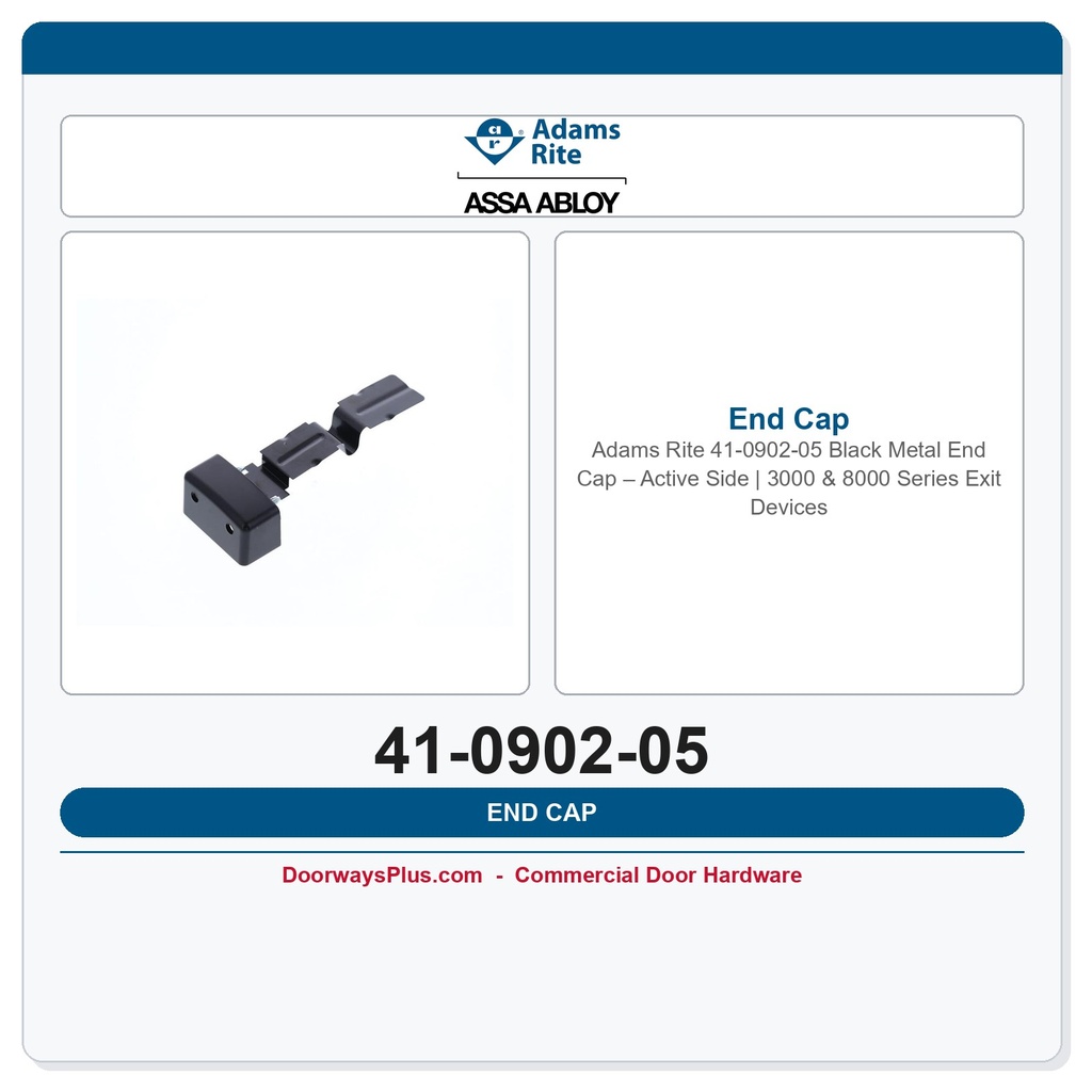 Adams Rite 41-0902-05 End Cap – Active Side | DoorwaysPlus